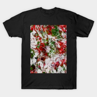 Abstract marble texture fluid art  design T-Shirt